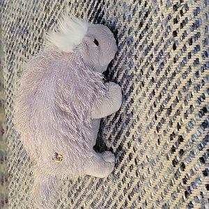 Ganz Webkinz porcupine 12" length grey and white